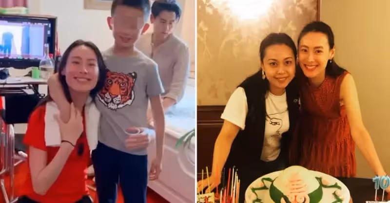 32歲梁洛施拎環保袋購物「穿廉價衣物」，無貴婦范似工作人員，複出狀態令人驚豔。