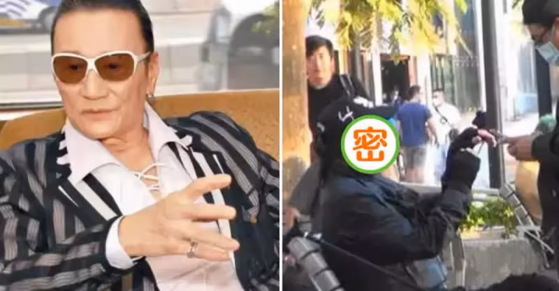 謝霆鋒父親謝賢拄拐現身，走路不穩差點摔倒，85歲長期獨居惹心酸
