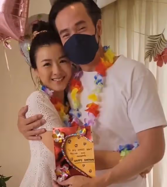 陳茵媺炮製夏威夷派對　慶祝陳豪51歲生日