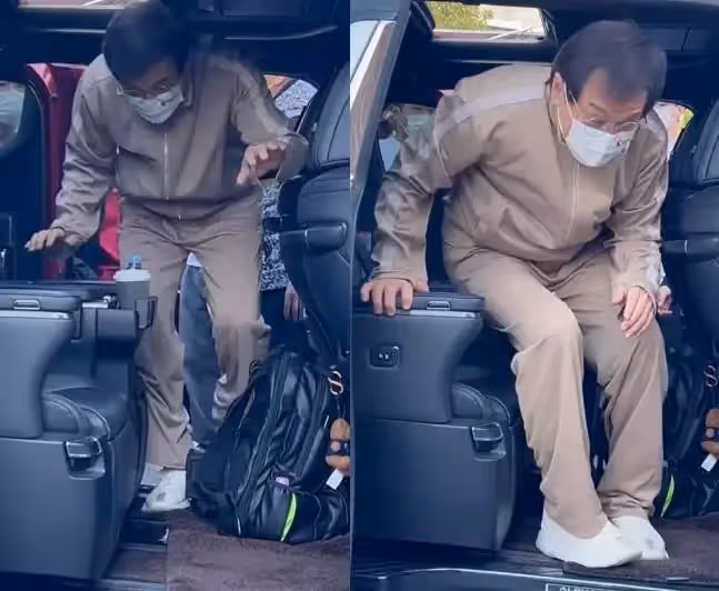 67歲成龍從車頂鑽出引圍觀!動作俐落大力揮手,路邊粉絲尖叫連連,網友:老當益壯