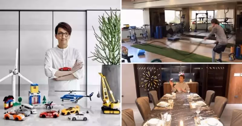 林志炫豪宅讓人驚訝，6層共400坪，一家人都住一起，三面是山一面臨海，在家中就能健身