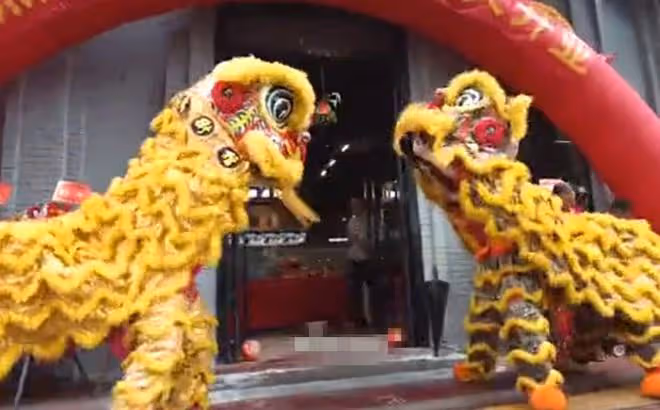 TVB男星林敬剛內地開餐廳!開業禮請舞獅表演,還經營著200畝果園