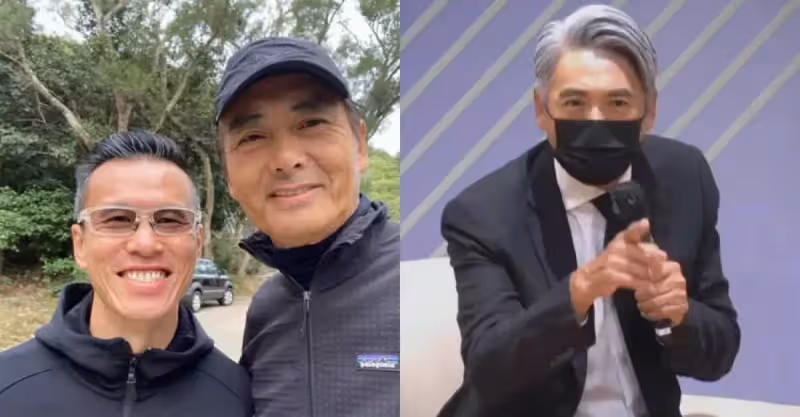 周潤發真會打扮，67歲穿西裝領帶梳大背頭，古稀之年被授博士太帥