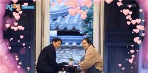 韓佳人延正勛合體上節目，素顏令人羨慕，不愧是女神