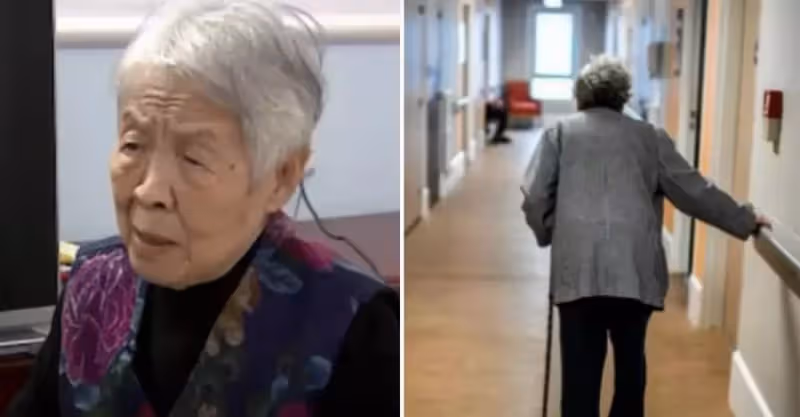 91歲老人被4個子女送養老院，多次逃離未果，子女始終拒絕接回，她哭著說：我想回家多活2年