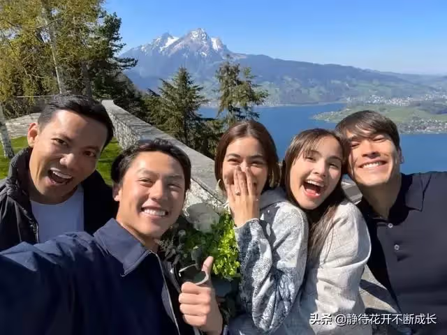Mark瑞士向Kim求婚成功, NadechYaya同游見證