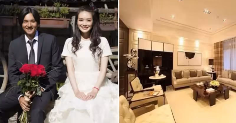 看看性感女神舒淇的家，餐廳用掛毯裝飾，異形櫥櫃太醒目了