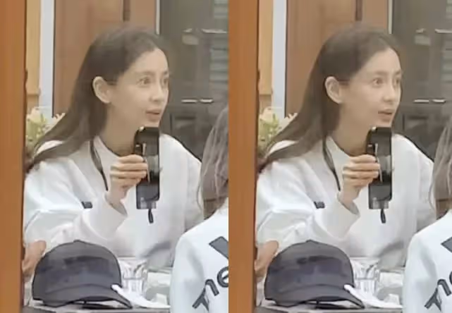 baby和閨蜜喝下午茶被偶遇,還沒化妝就出門,生圖下「純素顏露面」臉色太蒼白,網友:似乎有些疲憊