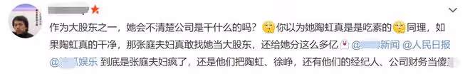 陶虹確認介入張庭公司,分紅4億或將承擔刑事責任,徐崢恐受牽連
