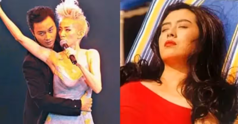 無法重拍的舊照，張國榮抱著梅豔芳，躺地上的老佛爺，給王祖賢伴舞的劉德華