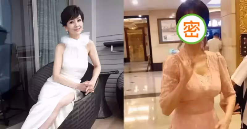 在酒店拍到趙雅芝，嘴角凹陷脖頸皺紋很深，網友：這才是真實的66歲！