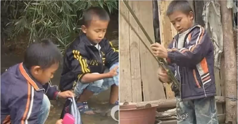 10歲哥哥與9歲弟弟，沒有一個親人，靠人接濟度日，鄰居：兄弟倆讓人心疼