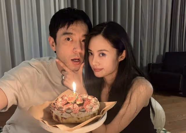 41歲李光潔曬照慶生，與小12歲嬌妻貼面親密自拍，女方高顏值吸睛