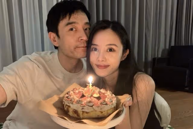 41歲李光潔曬照慶生，與小12歲嬌妻貼面親密自拍，女方高顏值吸睛