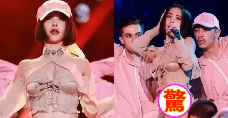 觀眾都慌了！蔡依林跳舞太投入，褲子不慎滑落沒注意，淡定跳完全場，引觀眾大贊：太敬業!
