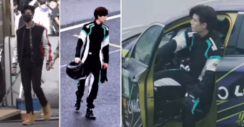 任嘉倫《暮色心約》賽車手造型飯拍路透
