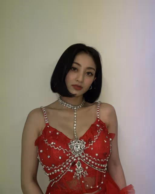 瘦到看到肋骨?Twice志效貝雷帽造型驚艷,網友:很澀谷辣妹
