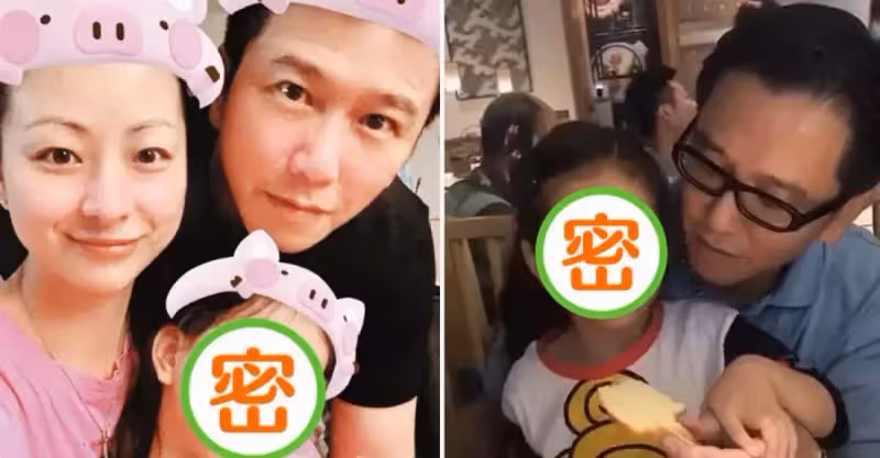 57歲溫兆倫罕曬娃！6歲女兒「溫柔美」五官精緻，擁有高挺的鼻子「側顏似神爸」，網友：長大一定是小美女