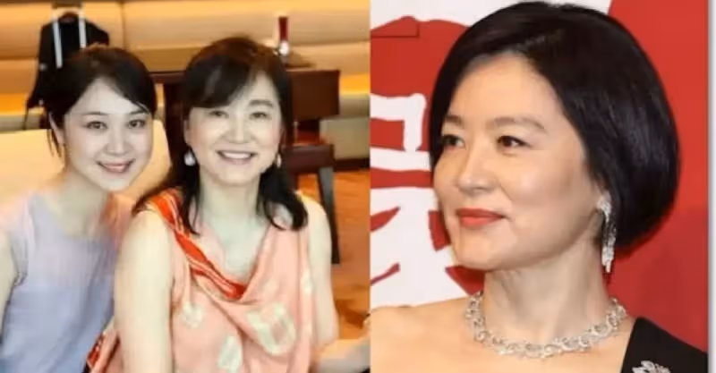 65歲林青霞近照曝光，兩個女兒長得比她還美，網友：真是美了一輩子！