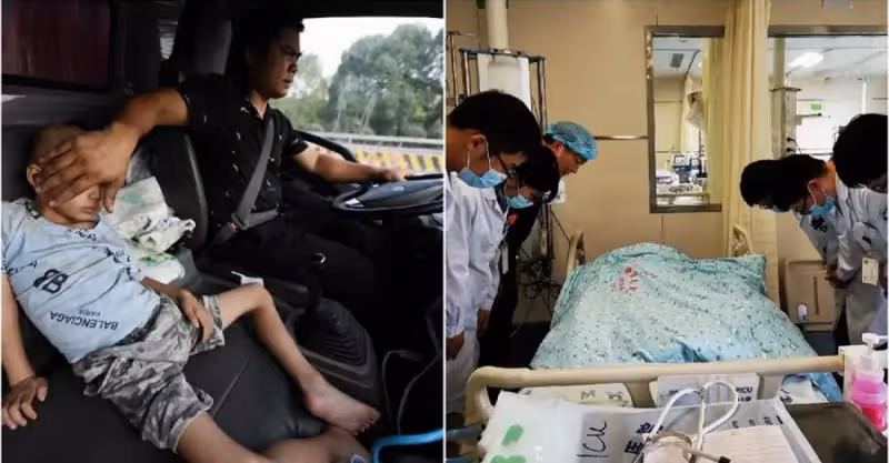 淚奔！貨車司機帶重病兒跑長途，狠心媽不管不顧，孩子最後一刻也沒能見到媽媽