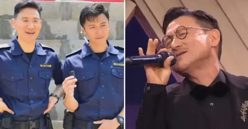 60歲張學友拍動作戲瘦一大圈！胳膊上全是肌肉，腰和謝霆鋒一樣細，網友：十分敬業
