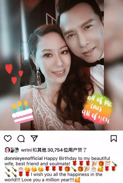 甄子丹出動私人飛機為妻子慶生，一家四口顏值高，14歲兒子身高矚目
