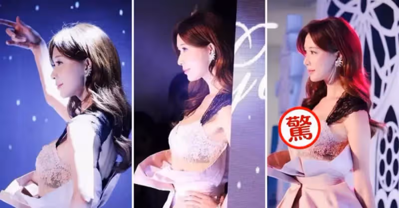 林志玲為撈金太拼！上身蕾絲睡衣也敢外穿，配「液體」身材驚豔❤