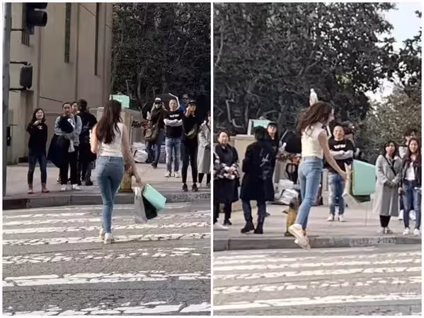 P很大?女神迪麗熱巴被封「零瑕疵美女」現身美國遭偷拍「零修圖身材」網看傻:也差太多!