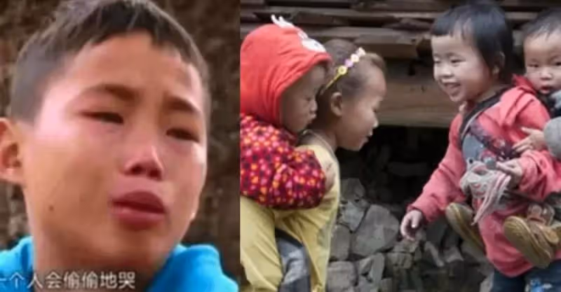 13歲卻當5子爸！父親被關母親出走，帶著5兄妹撐起了一個家，為生計帶娃種田，怕飯菜不夠「從不一起吃飯」!