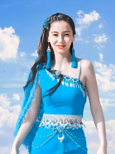 baby傣服造型曝光,5小時上百萬人瀏覽,離開黃曉明的她人氣仍飆升