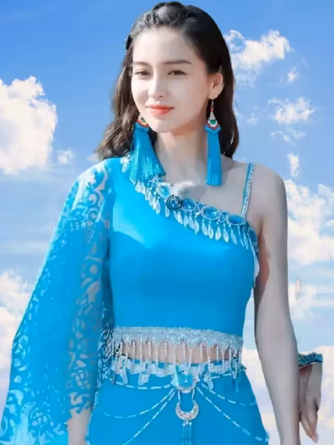 baby傣服造型曝光,5小時上百萬人瀏覽,離開黃曉明的她人氣仍飆升