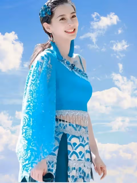 baby傣服造型曝光,5小時上百萬人瀏覽,離開黃曉明的她人氣仍飆升