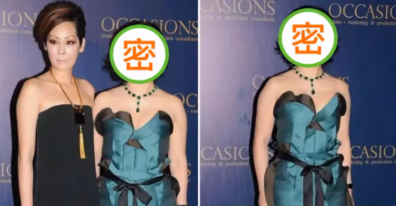 何超瓊近照曝光，「肉感身材」穿抹胸裙真有優勢，太有豪門氣質，網友：與生俱來的美感