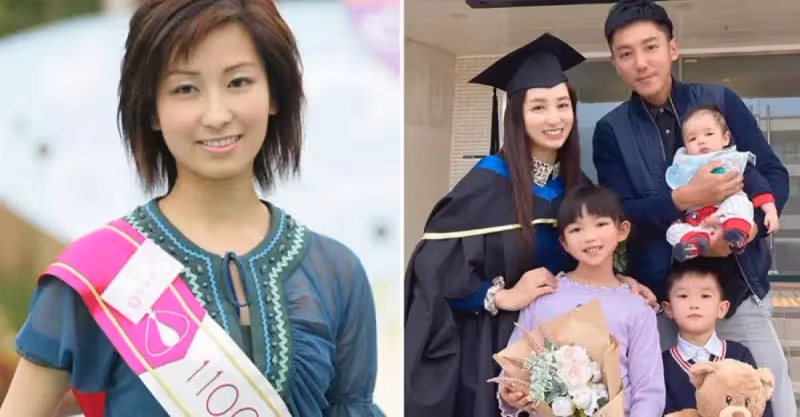 港姐碩士畢業！40歲一邊帶3個娃一邊讀書，幼子才3個月大，網友大讚：不愧是全能媽媽
