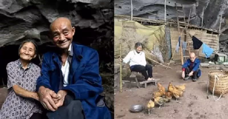 貧困夫妻一輩子租不起房「喝泉水吃野菜」隱居山洞58年，培養兒成工程師兒子「搬回城市2天後悔」：雖苦但悠閒