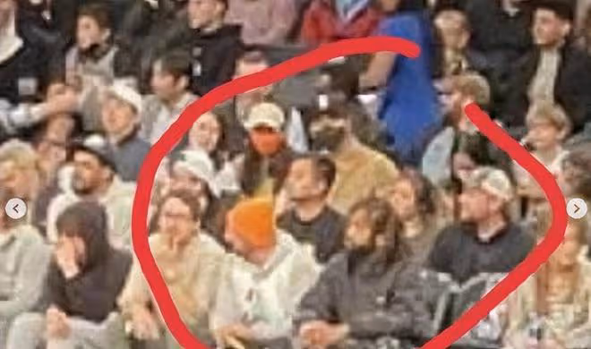 玄彬孫藝珍看NBA球賽被拍