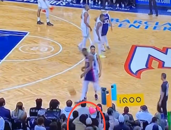 玄彬孫藝珍看NBA球賽被拍