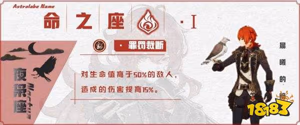 原神迪盧克命之座分析 迪盧克幾命可以玩