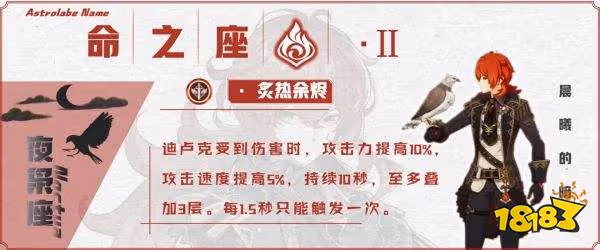 原神迪盧克命之座分析 迪盧克幾命可以玩