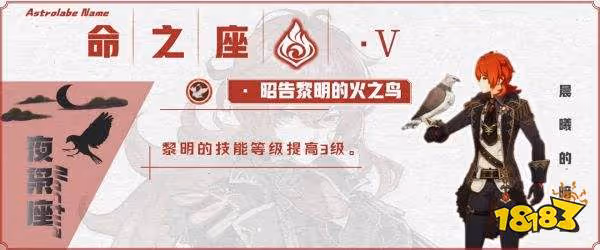 原神迪盧克命之座分析 迪盧克幾命可以玩