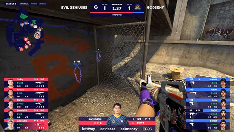 CSGO BLAST：一擺到底 EG 0-2不敵GODSENT