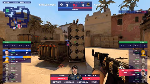 CSGO BLAST：一擺到底 EG 0-2不敵GODSENT