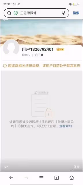 王思聰「奴性」說激怒官方　微博4千萬粉絲帳號一夜歸零