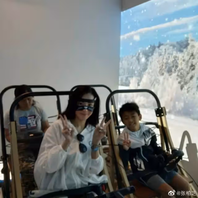 生父是帥哥？張柏芝帶小兒子出遊「意外曝超Q萌正臉」濃眉大眼「呆望哥哥玩耍」網讚：顏值好高