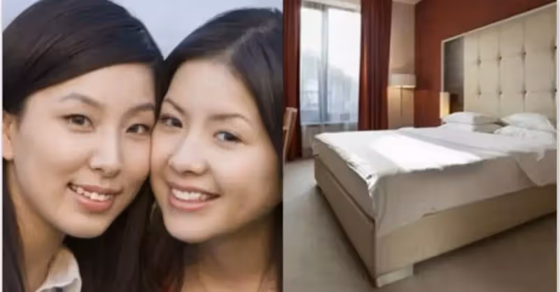 妹妹每次去姐姐家，都說姐夫床底有人，姐姐好奇撩起床墊，當場傻住.