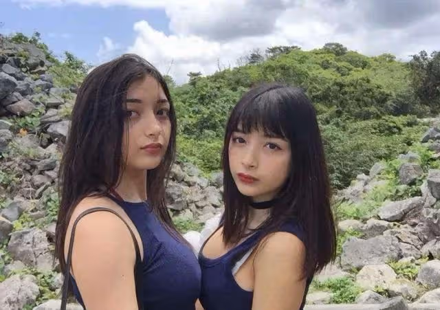 日本混血姐妹花走紅,「天使與魔鬼」的結合,網友:何時出道?
