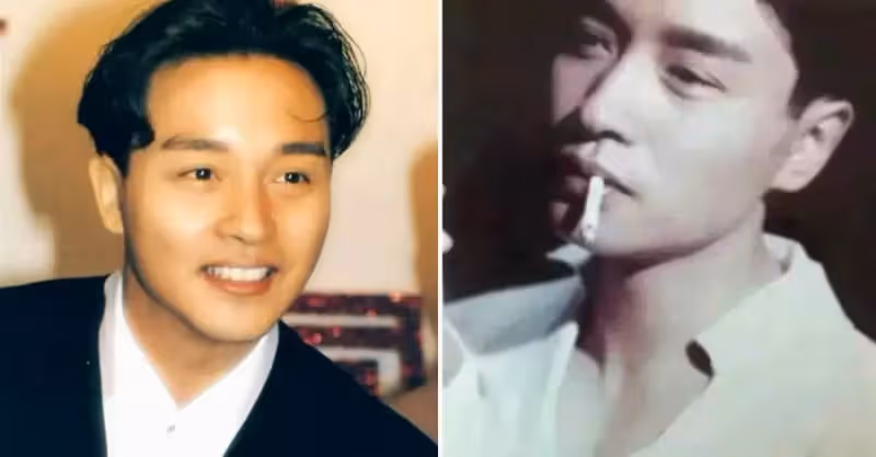 1992年霸王別姬殺青宴上，張國榮：你再打她，我讓香港兄弟收拾你！
