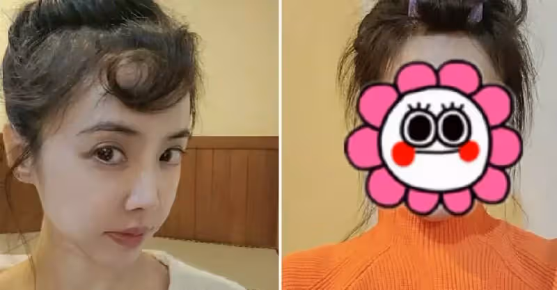 40歲蔡依林素顏自拍，丸子頭俏皮可愛如少女，第三張照片暴露年齡
