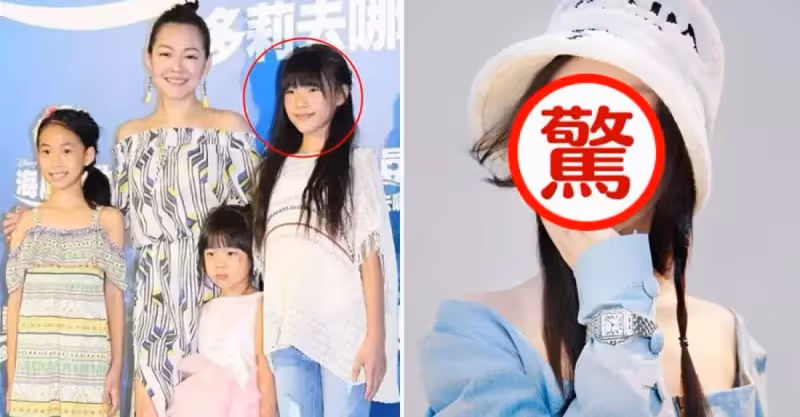 小s大女兒「成功換頭」，修長比例「高級臉」氣場超A，網：比超模還好看！
