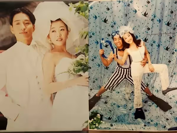 當年結婚上頭條!余皓然曬「25年前轟動全國」婚紗照 未婚懷孕「一句話跟定王中平」3個月就閃婚